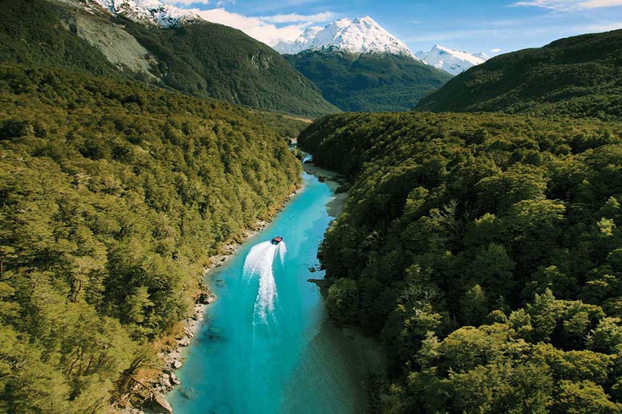 Dart River Jet Safari Queenstown New Zealand South Island itinerary 10 days 
