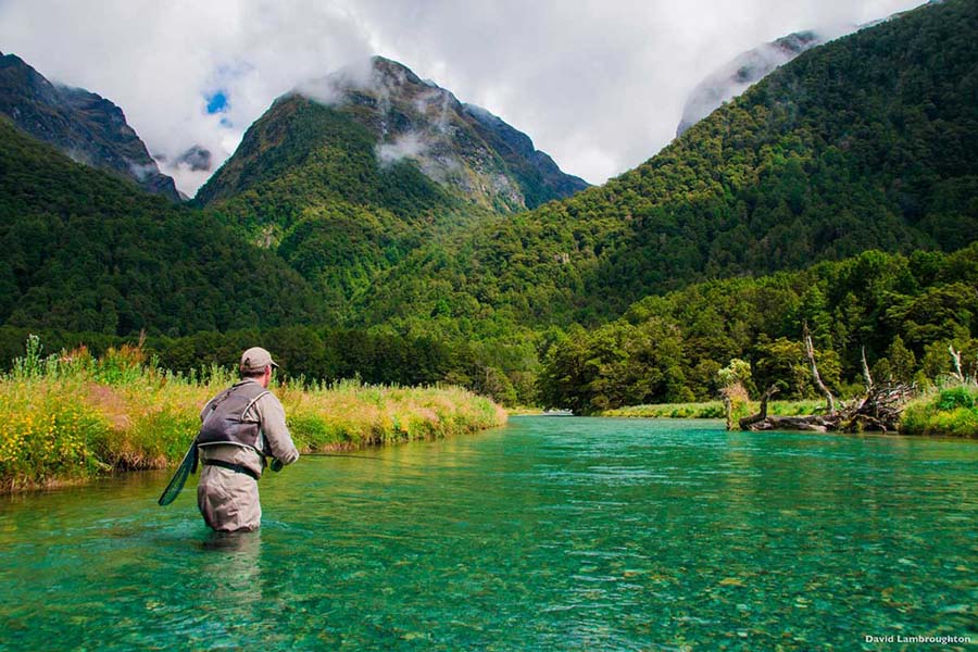 Fiordland National Park fishing New Zealand Eglinton River