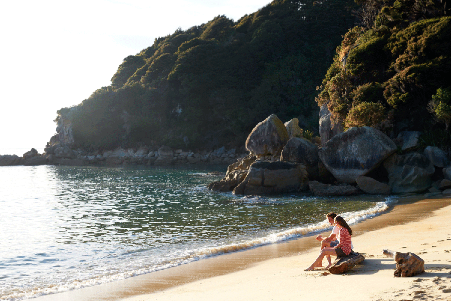 romantic getaway Abel Tasman National Park honeymoon