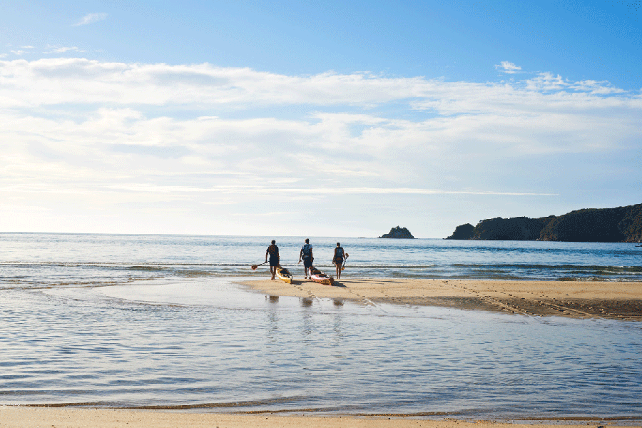 Sea Kayaking Abel Tasman National Park New Zealand