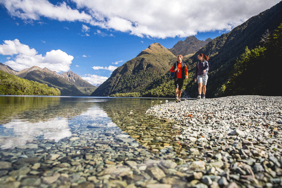 Fiordland National Park hiking New Zealand adventure tours